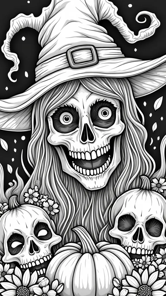 coloriages d’Halloween adultes imprimables